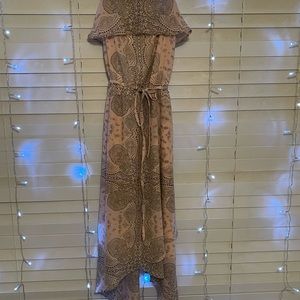 Soft pink spring dress